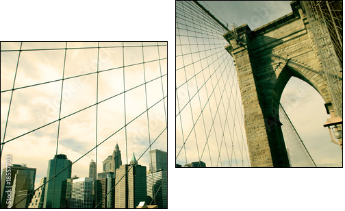 brooklyn - Two-piece canvas print, Diptych
