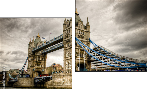 Tower Bridge - Two-piece canvas print, Diptych