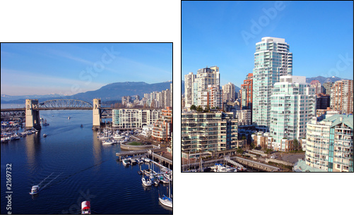 vancouver harbour - Two-piece canvas print, Diptych