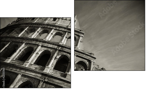 colosseum duo - Two-piece canvas print, Diptych