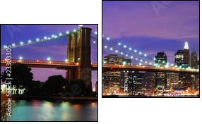 New York City - Two-piece canvas print, Diptych