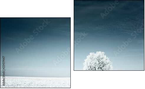 Tree - Two-piece canvas print, Diptych