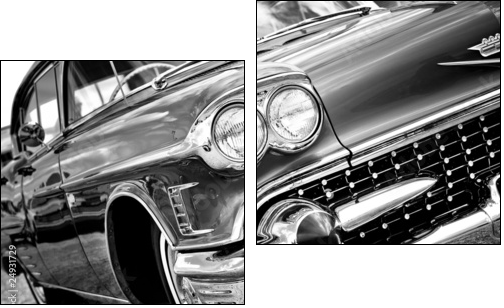 Classic Automobile - Two-piece canvas print, Diptych
