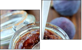 Fig jam - Two-piece canvas print, Diptych