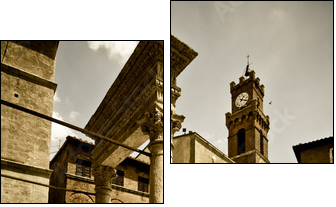 Tuscan historic architecture - Two-piece canvas print, Diptych