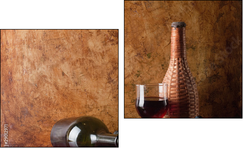 wine - Two-piece canvas print, Diptych