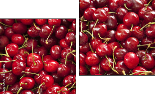 Cherries - Two-piece canvas print, Diptych