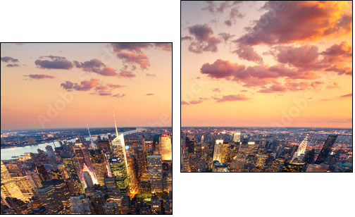 New York - Two-piece canvas print, Diptych