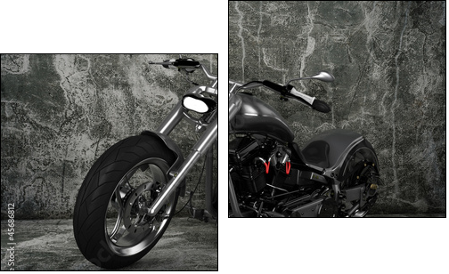 Custom Motorbike - Two-piece canvas print, Diptych