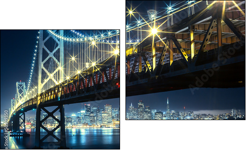San francisco - Two-piece canvas print, Diptych
