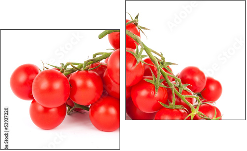 cherry tomatoes - Two-piece canvas print, Diptych