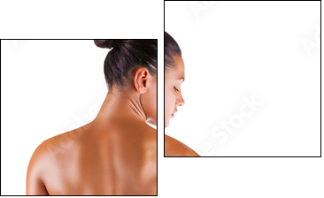 Female back - Two-piece canvas print, Diptych