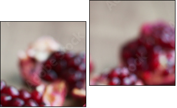 pomegranate - Two-piece canvas print, Diptych