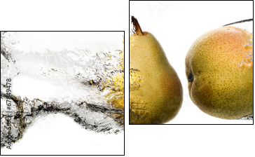 Pears strike - Two-piece canvas print, Diptych
