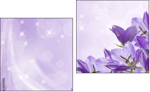 lilac bells - Two-piece canvas print, Diptych