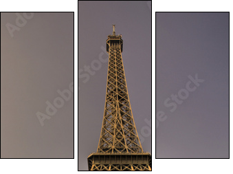 Eiffelturm in Paris - Three-piece canvas print, Triptych