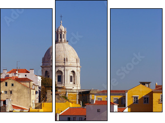 Lisbon View - Three-piece canvas print, Triptych