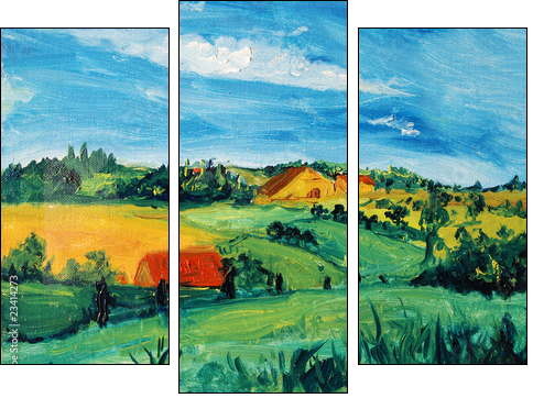 ittre4 - Three-piece canvas print, Triptych