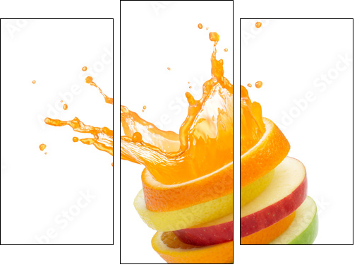 fruit punch - Three-piece canvas print, Triptych