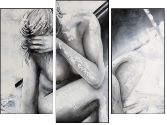 Liebespiano - Three-piece canvas print, Triptych