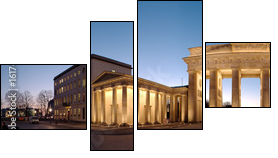 Brandenburger Tor / Brandenburg Gate - Four-piece canvas print, Fortyk
