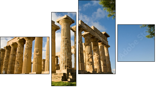 Temple of Hera, Selinunte, Sicily - Four-piece canvas print, Fortyk