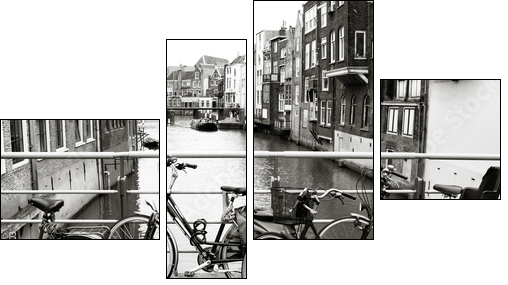 Netherlands - Dordrecht - Four-piece canvas print, Fortyk