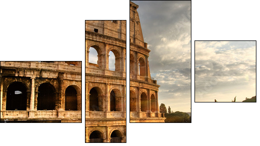 Roma, Colosseo - Four-piece canvas print, Fortyk