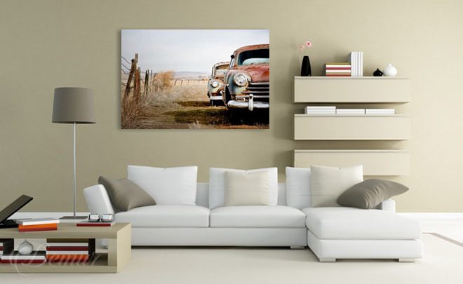 At-the-car-dealers-living-room-canvas-prints-demur
