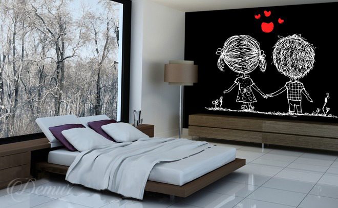 Together-forever-bedroom-wallpapers-demur