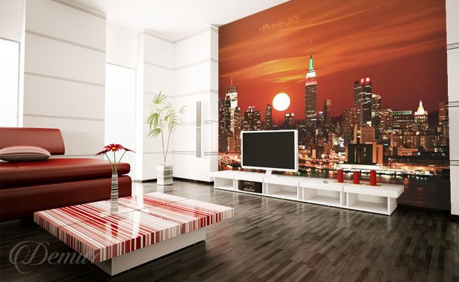 A-urban-living-room-living-room-wallpapers-demur