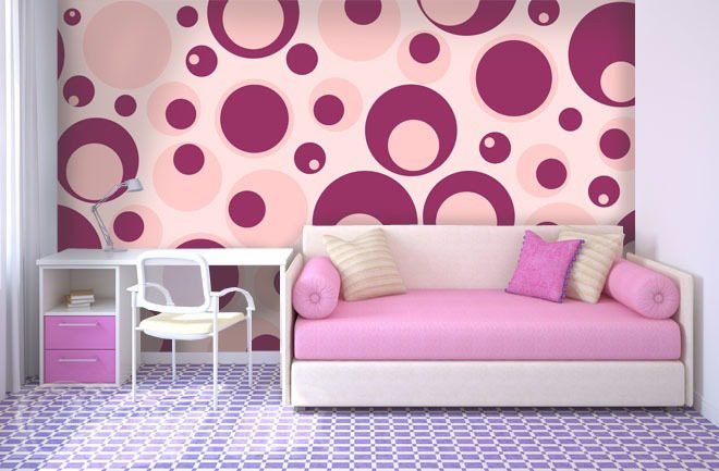 Rouge-and-violet-girls-room-wallpapers-demur