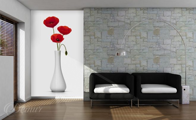 Red-poppy-in-the-elegant-society-living-room-wallpapers-demur