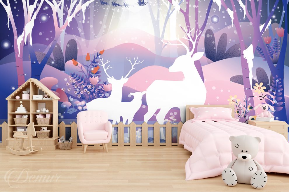 A-forest-fairy-tale-for-the-entire-wall-for-children-wallpapers-demur