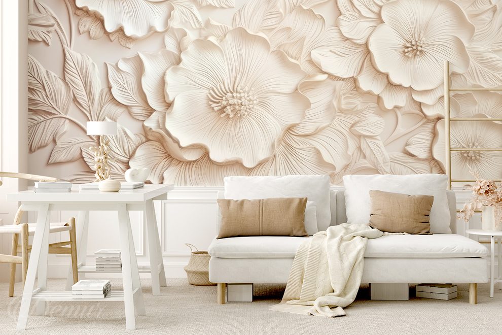 Floral-three-dimensionality-flower-wallpapers-demur