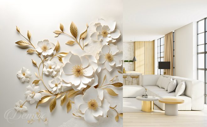 Attractive-flowers-in-3d-living-room-wallpapers-demur