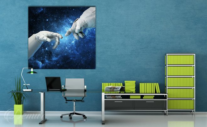 The-creation-of-adam-in-outer-space-office-canvas-prints-demur